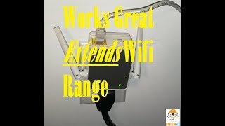 This is the one WiFi Range Extender works over a 100 ft away from source SIMPLE and Effective [upl. by Eleen289]