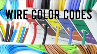 ELECTRICAL WIRING COLOR CODES [upl. by Letnwahs]