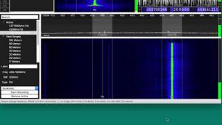 CubicSDR illegal operation in amatura radio frequence [upl. by Nyvrem726]