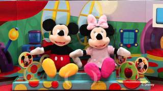 Disneys Mickey Mouse Clubhouse Interactive Plush Characters with full version of the Hot Dog Song [upl. by Eidurt]