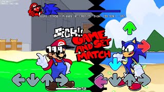 FNF  Occasional Rivalry  Mario vs Sonic  Occasional Rivalry composed by vinylscratchh FC [upl. by Etnohs]