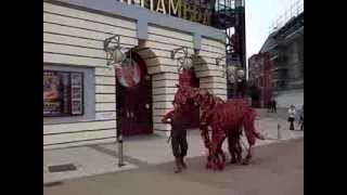 Watch Joeys arrival at the War Horse Launch Event  Alhambra Theatre Bradford [upl. by Wait]