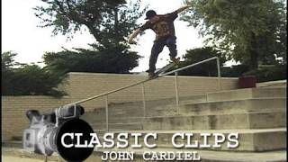 John Cardiel Skateboarding Classic Skate Clips 5 [upl. by Rasia]