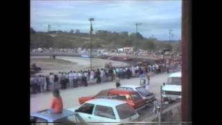 Banger Racing at Ringwood Raceway 1990 [upl. by Vento385]