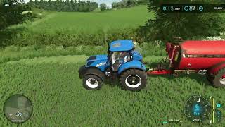 FS22  FAIRHEAD 53  T7 SPREADING SLURRY PART 3 [upl. by Ailaza280]