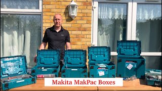 Makita Makpac Boxes What fits in what box [upl. by Finny]