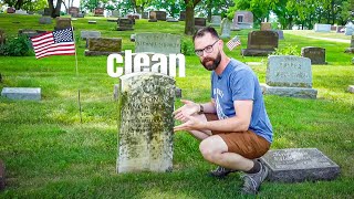 How to Clean a Headstone  Cleaning Headstones Explained [upl. by Magnuson]