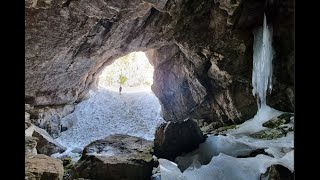 Gruta Helada de los Lecherines y Pico Tortiellas desde Canfranc Pueblo Pirineo Aragonés 🇪🇸 [upl. by Ived948]