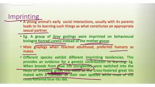 concepts of imprinting Bsc III paper I [upl. by Coe824]