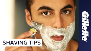 Shaving Tips for Men How to Shave Your Face  Gillette ProGlide Shield [upl. by Tildie896]