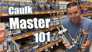 Howto Caulking how to caulk like a pro Caulk master 101 DIY [upl. by Arayc]