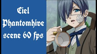 Anime scene – Ciel Phantomhive 60 fps Book of Atlantic [upl. by Anived]