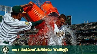 2018 Oakland Athletics Walkoffs [upl. by Kahn]