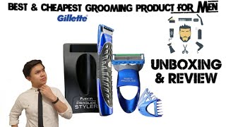 Gillette Fusion ProGlide Styler 3 in 1 Unboxing amp Review [upl. by Adiana]