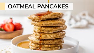 OATMEAL PANCAKES  healthy recipe without banana [upl. by Cacia]