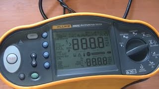 RCD Testing using a Fluke Multifunction Tester [upl. by Ehtiaf376]