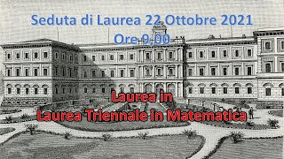 Laurea Triennale in Matematica [upl. by Ahseenal]