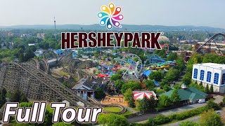 Hersheypark 2023  Full Tour amp Guide [upl. by Elleivad]