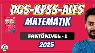 Faktöriyel  1 Video  DGSKPSSALES Matematik  2024 [upl. by Sirob]