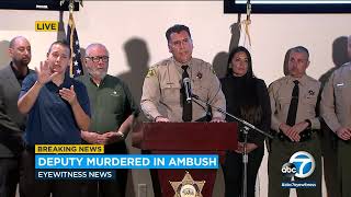 LASD deputy dies after being shot in patrol vehicle in Palmdale identity released [upl. by Brucie]