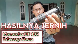 UNBOXING Lensa teleskop untuk hp APEXEL 18X Telephoto [upl. by Karla]