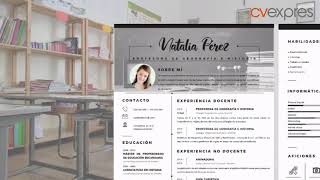 Currículum para profesor [upl. by Otilia]