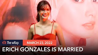 Erich Gonzales marries Mateo Lorenzo – reports [upl. by Euqinomahs]