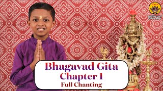 Bhagavad Gita Chapter 1  Full Chanting  Ishaan Pai  Bhagavad Gita Yajna [upl. by Helprin774]