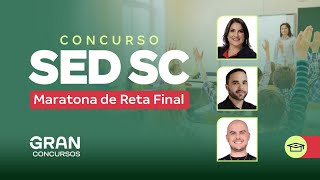 Concurso SED SC  Maratona de Reta Final [upl. by Ludovico]