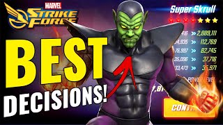 UNLOCK SUPER SKRULL FASTER Best Dark Dimension Tips and Toons Plus Mailbag  Marvel Strike Force [upl. by Antonella]