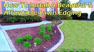 How to Install A Beautiful amp Affordable Paving Stone Edging [upl. by Tabatha]