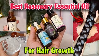 Top 3 Best Rosemary Essential Oil for Hair Growth [upl. by Fadden243]