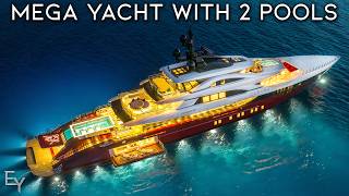 Touring the CRAZIEST MegaYacht in The WORLD With a 2 Story Pool [upl. by Sierra779]