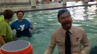 ALS Ice Bucket Challenge Response  Saginaw YMCA 082014 [upl. by Vogeley]