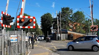 Highams Park Level Crossing London [upl. by Oramlub]