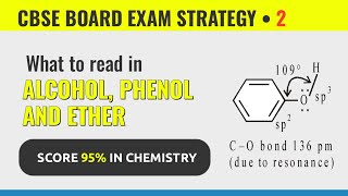 CBSE Exam Strategy  What to read in Alcohol Phenol and Ethers  Chemistry Coach [upl. by Garcia711]