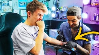 GETTING MY FIRST TATTOO 😱 [upl. by Nibla]