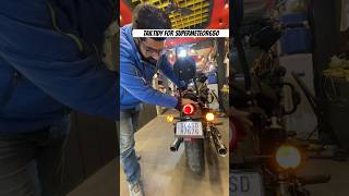 INSTALLING TAIL TIDY IN supermeteor650 royalenfield shorts youtubeshorts bulletlover [upl. by Spalla]