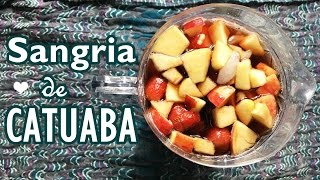 COMO FAZER SANGRIA USANDO CATUABA  NAHDICAS [upl. by Nimsaj234]