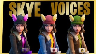 All SKYE VoicesVoicelines in fortnite chapter 2 Season 2  Fortnite Henchman Voices [upl. by Inge]