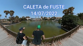 CALETA DE FUSTE FUERTEVENTURA 14072022 vlog [upl. by Hoffman]