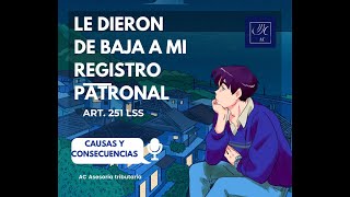 ¿Le dieron de baja a tu registro patronal [upl. by Maffa]