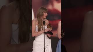 Taylor Swifts Unforgettable Grammy Speech With Lana Del Ray  taylorswift shorts grammys [upl. by Antonella]