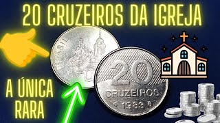 MOEDAS VALIOSAS DE 20 CRUZEIROS DA IGREJA perdidas aí Brasil afora por falta de conhecimento [upl. by Latta922]