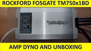 Rockford Fosgate TM750x1BD Amp Dyno and Unboxing [upl. by Tara]