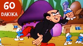 Gargamel Şirinleri yakalar 😲 • 60 dakika uzunluğunda Şirinler • Şirinler [upl. by Akamaozu]