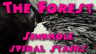 The Forest  Sinkhole spiral stairs [upl. by Irihs]