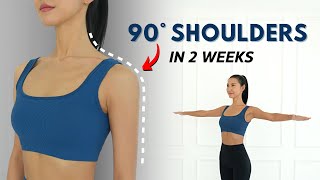 90° Lean Shoulders Workout  Get Beautiful Neck amp Shoulders  No Equipment Standing Only [upl. by Gannie]