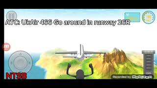 UkAir Flight 466  NTSB Animation Ficitional disaster [upl. by Alyson]