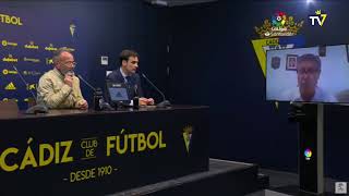 DIRECTO  Ruedas de prensa de Coudet y Cervera tras CádizCelta [upl. by Anelad]